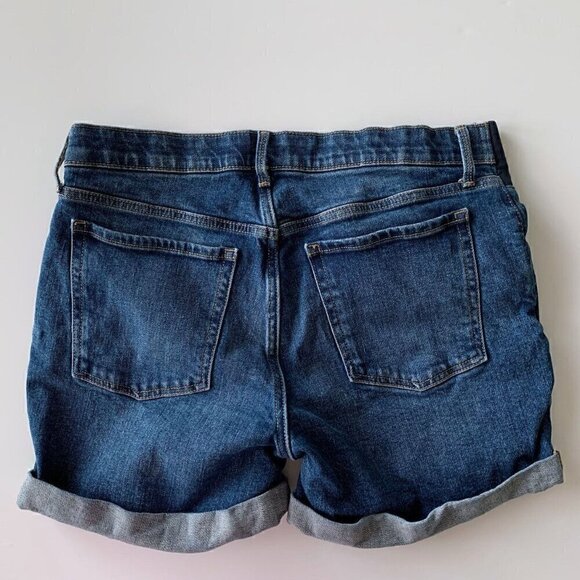 Old Navy Maternity Jean O.G. Straight Front Low Panel Shorts 10 - Picture 5 of 5